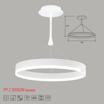 PP DESIGN LAMPA LED WISZACA PPZ 9006/M